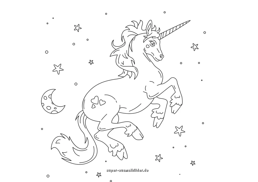 Einhorn Malvorlage