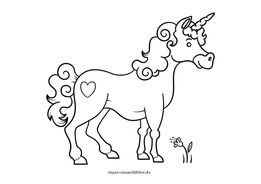 Einhorn Malvorlage 5