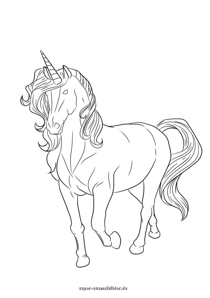 ausmalbilder einhorn zum ausdrucken