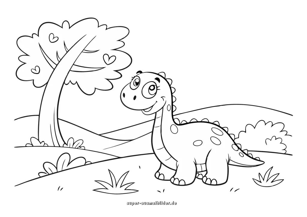 dino malen vorlage