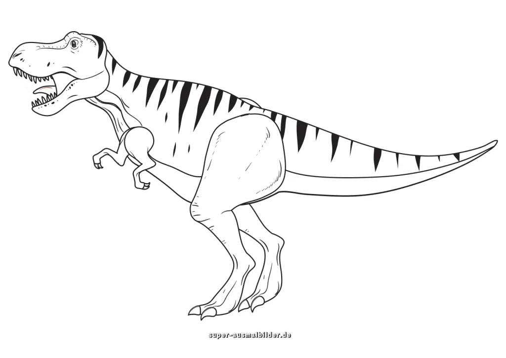 dino zum ausmalen