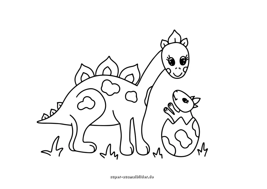 dinosaurier ausmalbilder kostenlos