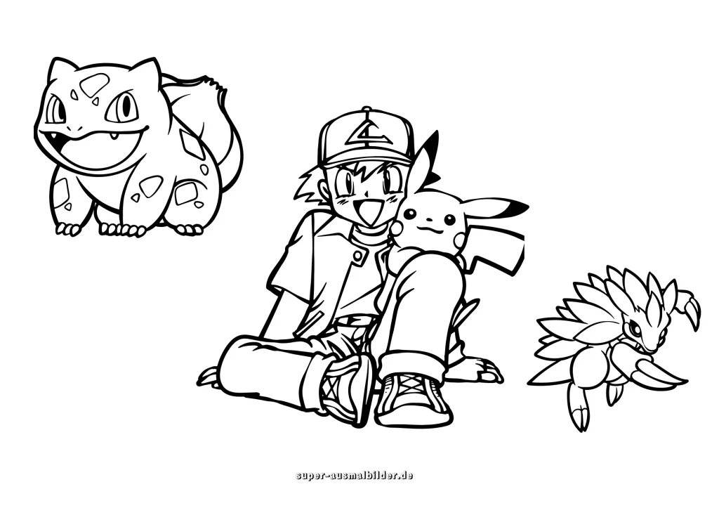 Ausmalbilder Pokémon – Jetzt gratis drucken