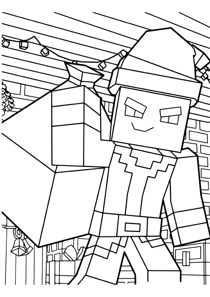 Minecraft Ausmalbilder kostenlos zum Ausdrucken
