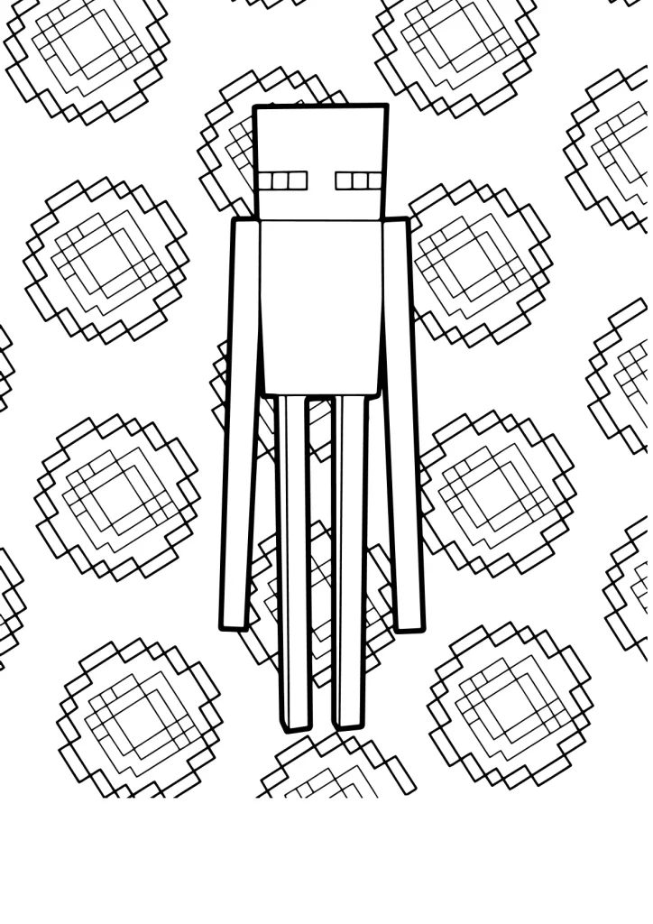 Minecraft Ausmalbilder kostenlos zum Ausdrucken