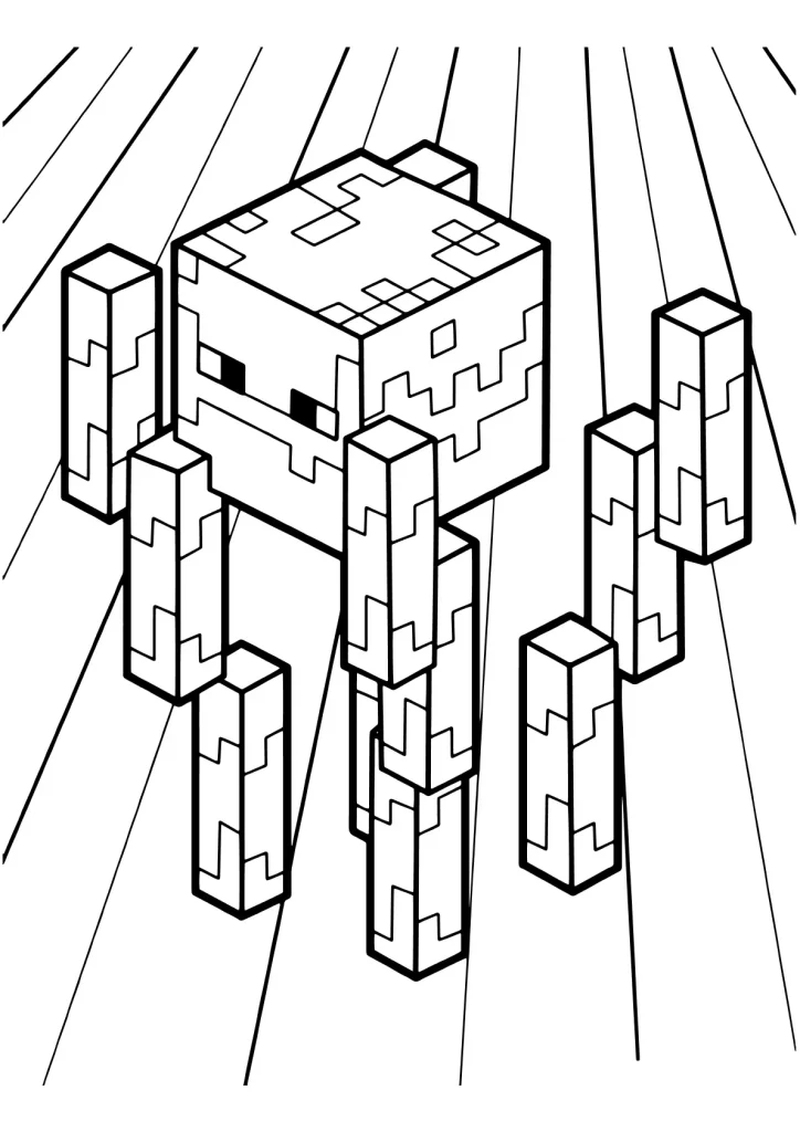 Minecraft Ausmalbilder kostenlos zum Ausdrucken