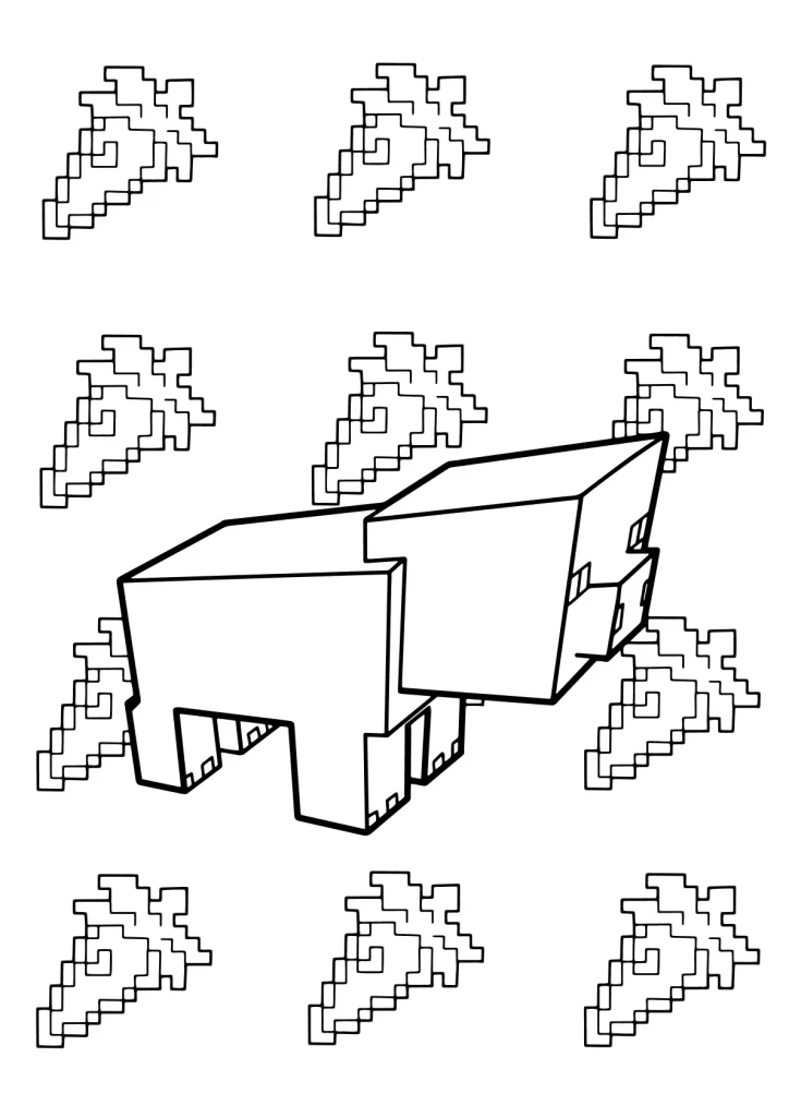 Minecraft Ausmalbilder kostenlos zum Ausdrucken()