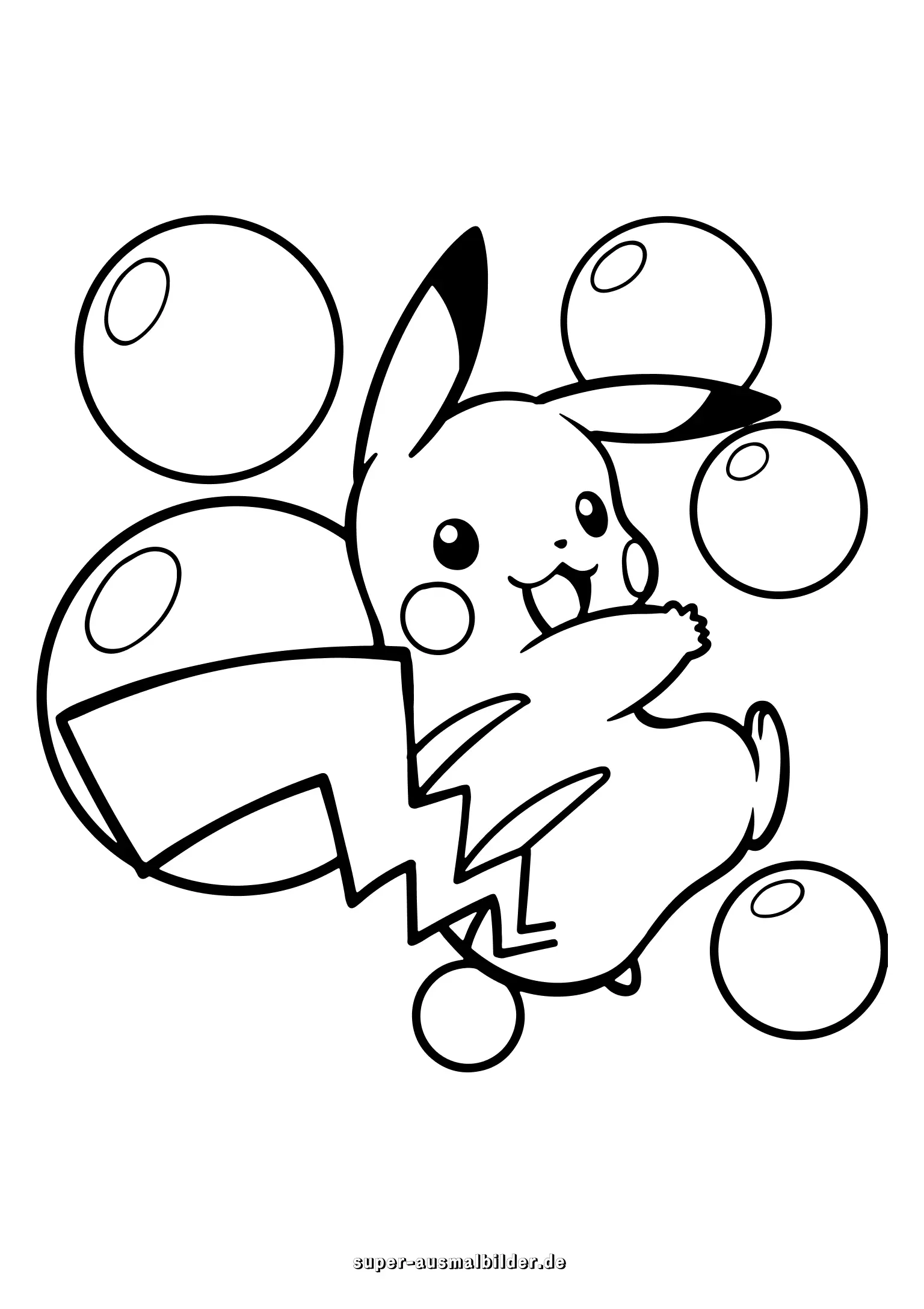 Süße Pokémon Ausmalbilder für Kinder