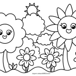 blumen malvorlage