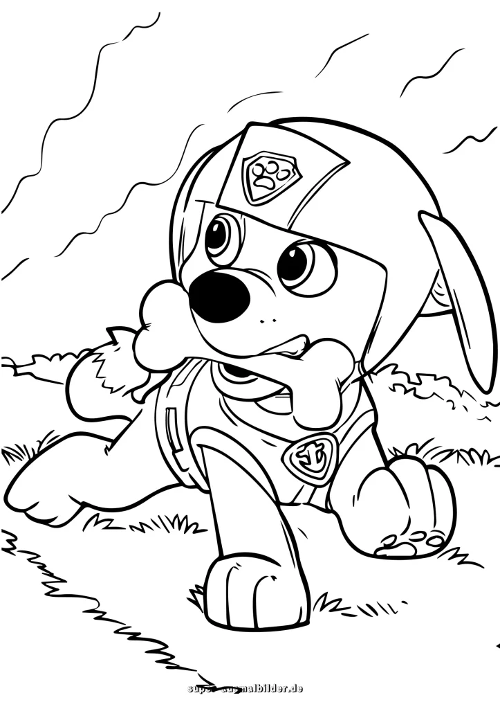 Ausmalbilder Paw Patrol gratis herunterladen()