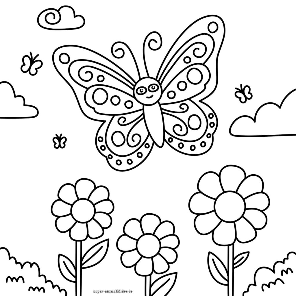 Ausmalbilder Schmetterling elegante Schmetterling Mandala Zeichnungen, Schmetterling Mandala zum Ausdrucken