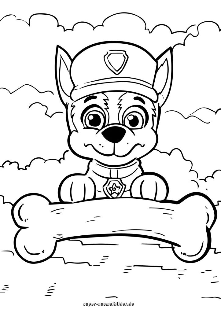 Gratis Paw Patrol Ausmalbilder online drucken