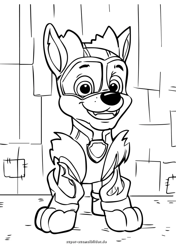 Kostenlose Ausmalbilder Paw Patrol für Mädchen und Jungen