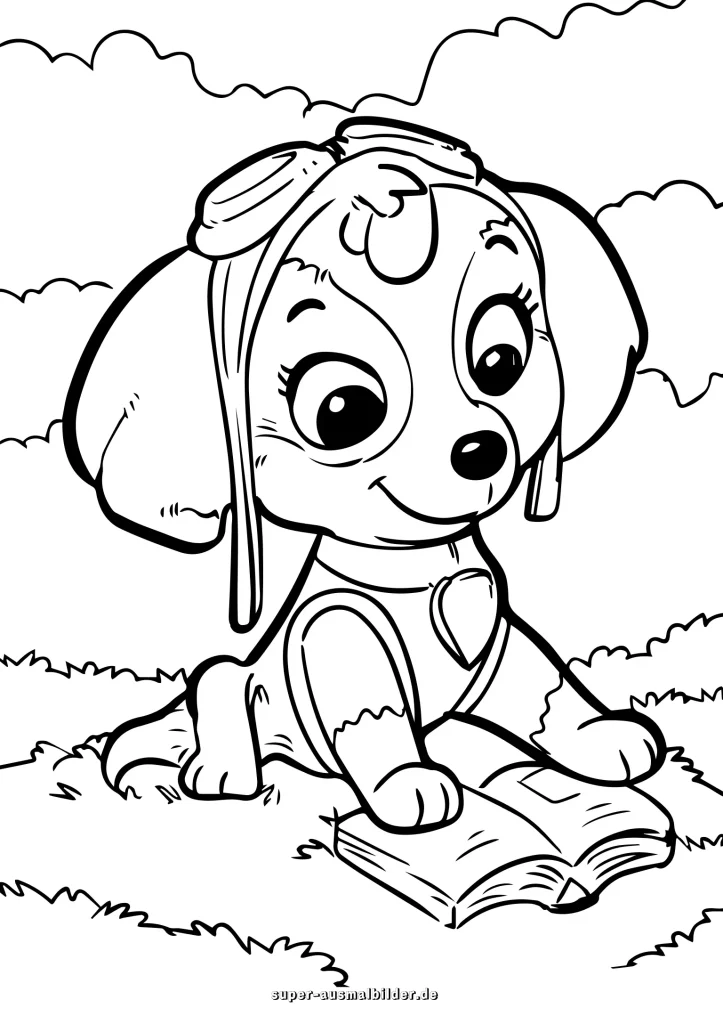 Paw Patrol Ausmalbilder für Kinder kostenlos