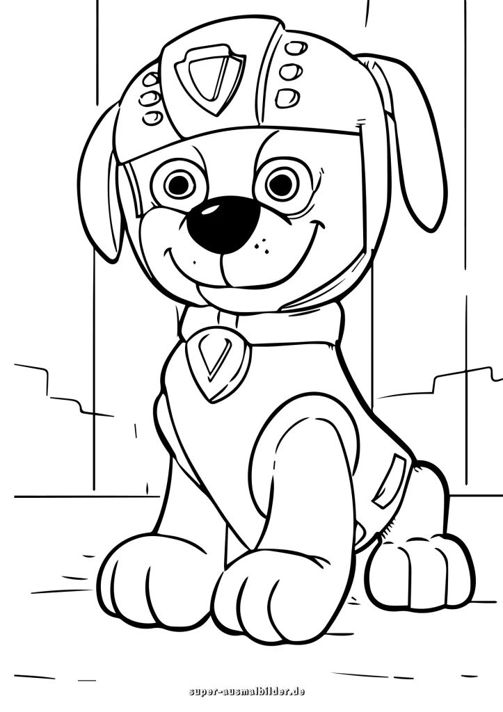 Paw Patrol Ausmalbilder für Kinder kostenlos