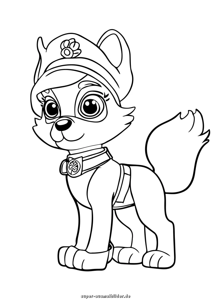 Paw Patrol Ausmalbilder kostenlos herunterladen und ausmalen