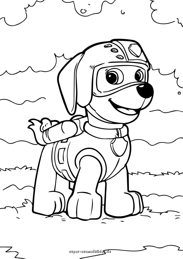 Paw Patrol Ausmalbilder kostenlos in hoher Qualität