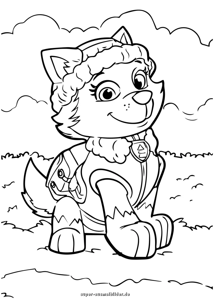 Paw Patrol Ausmalbilder kostenlos zum Ausdrucken()