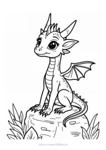 38 kostenlose Drachen Malvorlagen für Kinder & Erwachsene