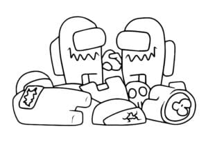 80+ Among Us Ausmalbilder – Gratis zum Ausdrucken