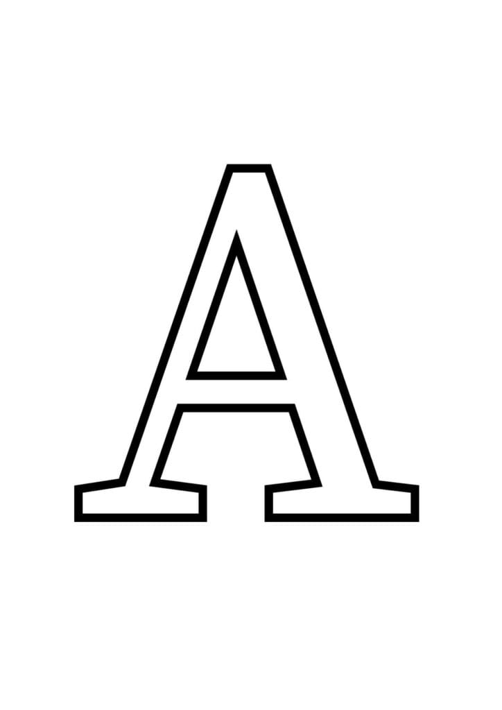 Buchstabe A Arbeitsblatt – Groß und Kleinbuchstaben zum Schreibenlernen