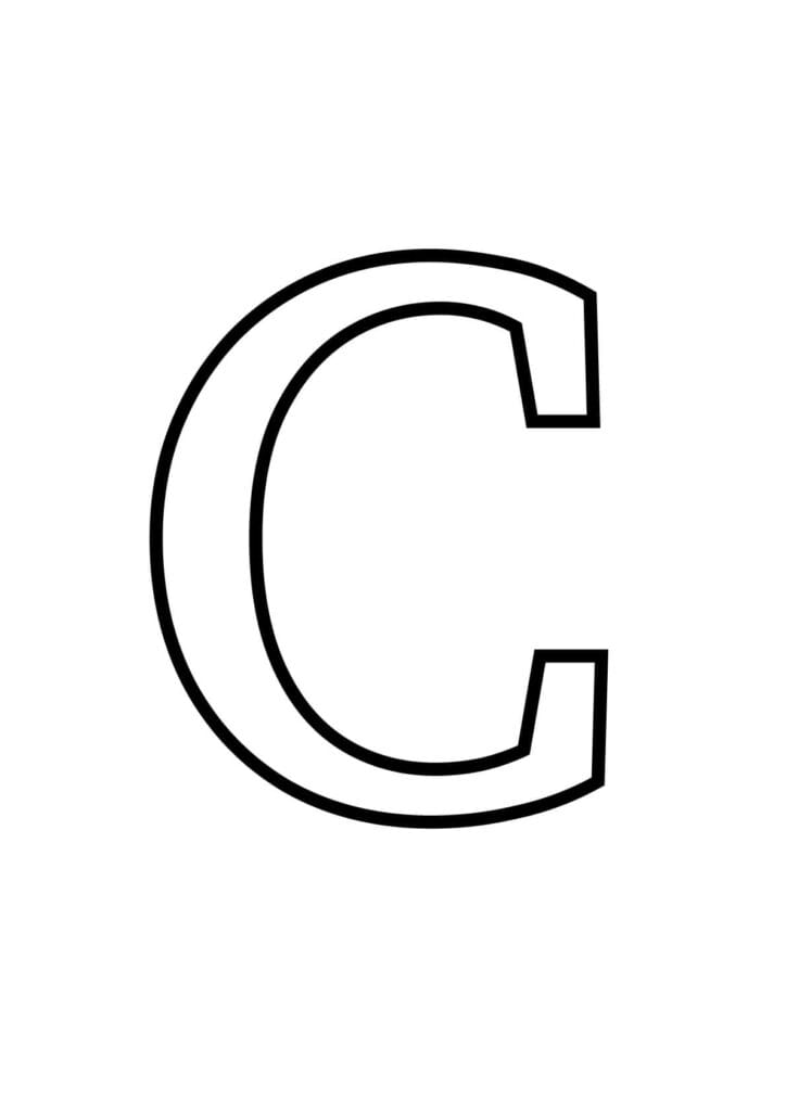 Buchstabe C Arbeitsblatt – Groß und Kleinbuchstaben zum Schreibenlernen