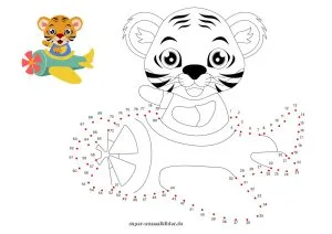 28 Punkte verbinden Aufgaben – kostenlos für Kinder